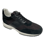 POLLINI SCARPE SNEAKERS UOMO POLLINI MIX SB1504XX1I99999E PELLE NERO ORIGINALE AI