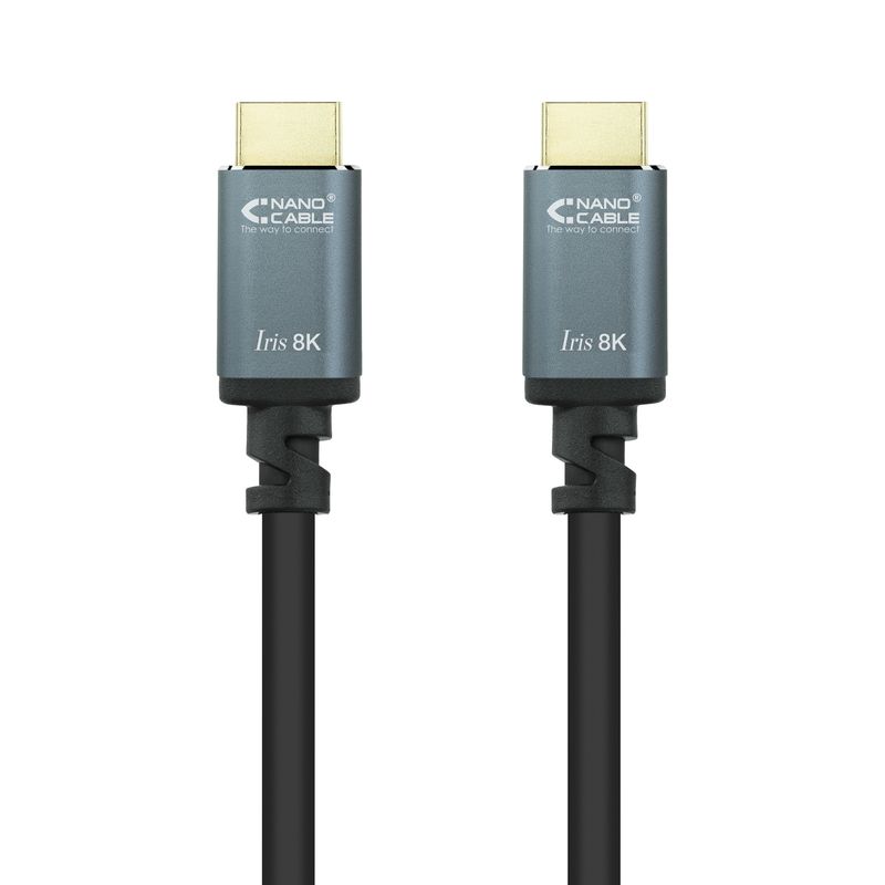 Nanocable-Cable-HDMI-2.1-Iris-8K-A-M-A-M---5m---Color-Negro