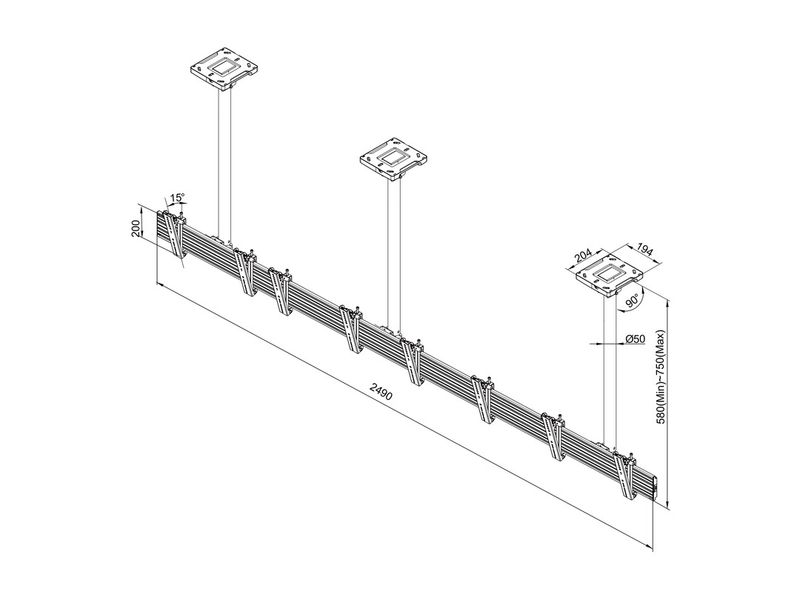 Multibrackets-5679-Supporto-per-display-espositivi-1067-cm--42---Nero