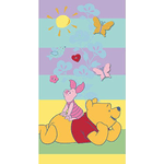 CALEFFI WINNIE THE POOH TELO MARE ASCIUGAMANO SPUGNA COTONE 75x150