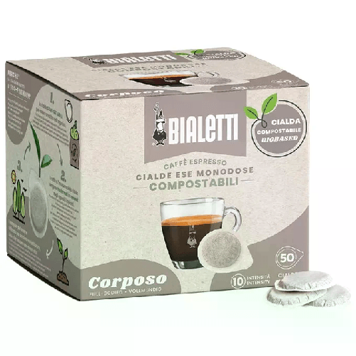 Bialetti Cialde Monodose Box 50 pezzi Corposo