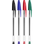 Pacchetto-di-boligrafi-originali-in-cristallo-BIC---Punta-rotonda-da-10-mm---corsa-da-04-mm---inchiostro-a-base-di-oli