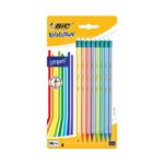 Bic Evolution Stripes Pack di 8 matita di grafite esagonale