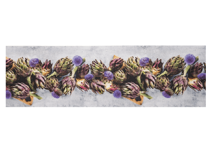 BIANCHERIAWEB Tappeto Passatoia Cucina Antiscivolo Antimacchia Digitale Sprinty Carciofi