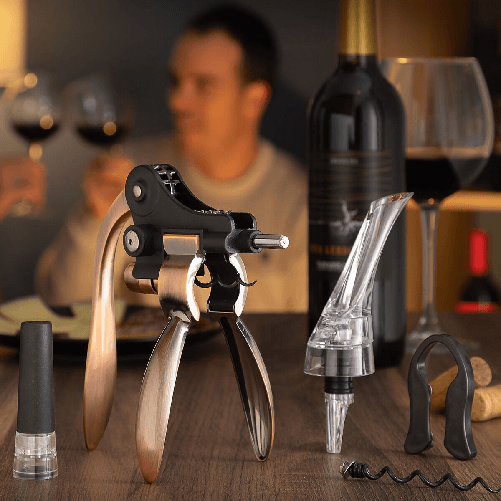 InnovaGoods Set di Accessori per il Vino Servin InnovaGoods 5 Pezzi