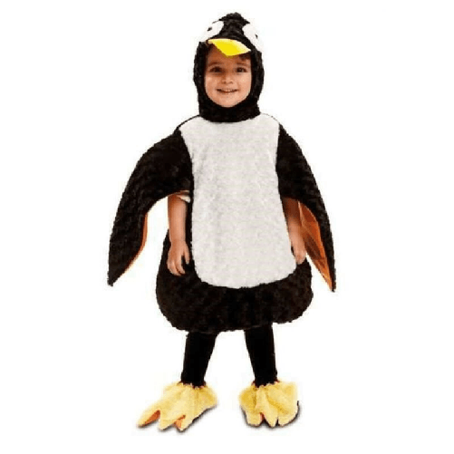 BigBuy Kids Costume per Bambini Pinguino Bianco/Nero 5-6 Anni (3 Pezzi)