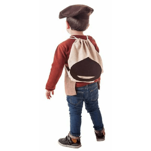 BigBuy Carnival Accessori per travestimenti Marrone Castagnaio Zaino