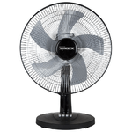 Termozeta Ventilatore da tavolo 40cm 5 pale nero-cromo-grigio