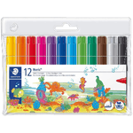 STAEDTLER NORIS WATERCOLOR 341 PACCHETTO DELLA 12 DELLA TAGLIE - CINGHI DELLA 3 MM CINTURA CARCHE - PASSO ESILE - INCORA