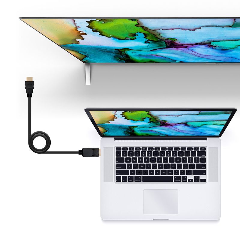 Nanocable-10.15.4301-L150-cavo-e-adattatore-video-15-m-DisplayPort-HDMI-Nero