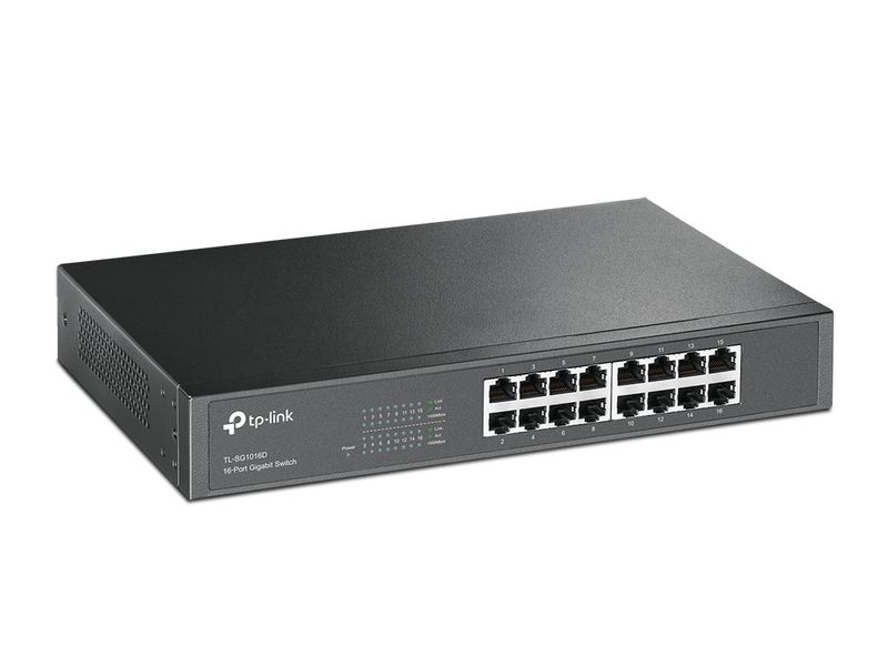 TP-LINK-TL-SG1016D-Non-gestito-Gigabit-Ethernet--10-100-1000--Nero