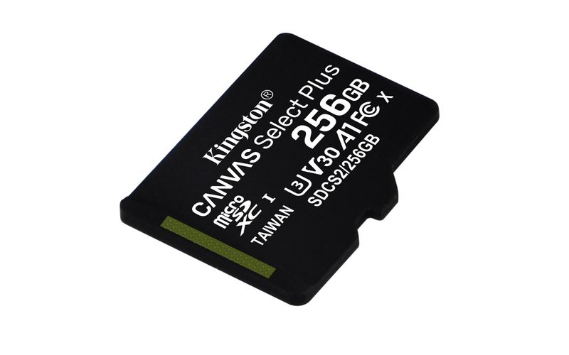 Kingston-Canvas-Select-Plus-SDCS2-256GBSP-Scheda-microSD-Classe-10-senza-Adattatore-SD-256-GB