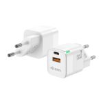 AISENS ASCH-30W2P004-W Caricabatterie per dispositivi mobili Universale Bianco AC Ricarica rapida Interno