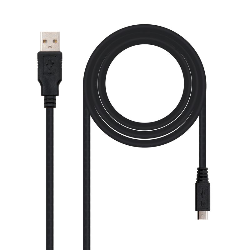 Nanocable-10.01.0501-cavo-USB-18-m-USB-2.0-USB-A-Micro-USB-B-Nero