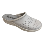 FREELINE SCARPE CIABATTE INFERMIERE UOMO FREELINE 500B PELLE BIANCO ORIGINALE AI