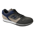 HOGAN SCARPE SNEAKERS UOMO HOGAN H321 HXM3210Y860H5P890G PELLE NERO ORIGINALE AI
