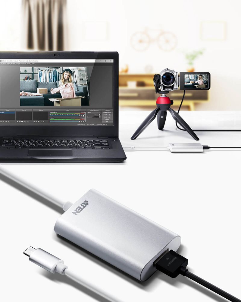 ATEN-CAMLIVE™--Acquisizione-video-UVC-da-HDMI-a-USB-C-