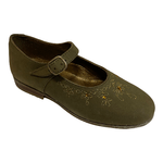 VIVIANE BY MICHETTI  SCARPE SANDALO BALLERINA BIMBA VIVIANE BY MICHETTI 8039 PELLE VERDE ORIGINALE PE