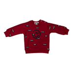 YOURS MAGLIA FELPA MAGLIE BIMBO YOURS AY1087 385 ROSSO ORIGINALE AI 2022