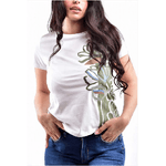 DIANA GALLESI MAGLIA T SHIRT DONNA DIANA GALLESI G003R000571N COTONE 11 BIANCO ORIGINAL PE2025