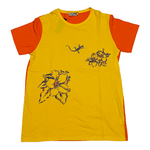 REPLAY MAGLIA T SHIRT MAGLIE UOMO REPLAY T35 8314 COTONE P02 GIALLO ORIGINALE PE