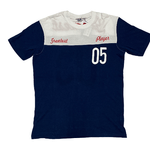ALCOTT MAGLIA T SHIRT MAGLIE UOMO ALCOTT TS 3636 UO COTONE 240 BLU ORIGINALE PE