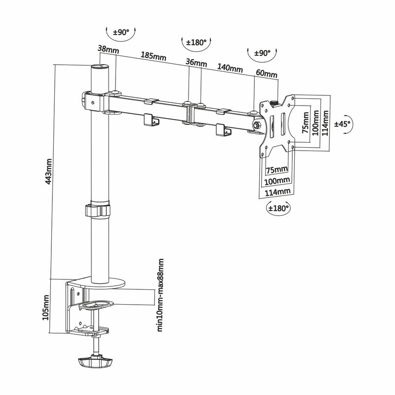 AISENS-DT32TSR-039-supporto-da-tavolo-per-Tv-a-schermo-piatto-813-cm--32---Nero-Scrivania