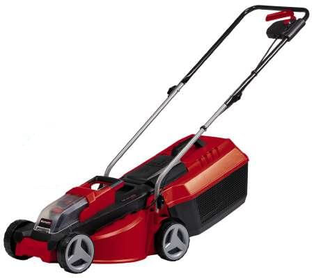 Einhell-GE-CM-18-30-Li-Solo-Tagliaerba-a-spinta-Nero-Rosso-Batteria