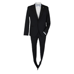 MANUEL RITZ ABITO VESTITO CERIMONIA UOMO MANUEL RITZ 3230AR3328 223110 NERO ORIGINAL PE2022
