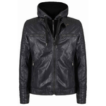 YES ZEE GIUBBINO GIUBBOTTO UOMO YES ZEE J829 GK00 ECO PELLE NERO 0801 ORIGINALE AI 2024