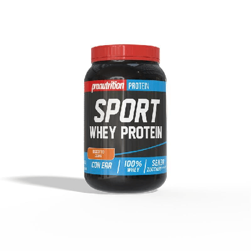 Pro Nutrition PRONUTRITION Sport Whey Protein WPC proteine del latte con B6 gusto BISCOTTO 1,8kg