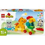 LEGO DUPLO 10412 Il Treno degli Animali, Giochi per Bambini da 1.5 Anni