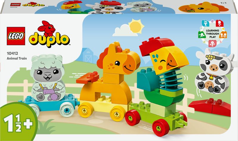 LEGO-DUPLO-10412-Il-Treno-degli-Animali-Giochi-per-Bambini-da-1.5-Anni-Giocattolo-Educativo-per-l-Apprendimento-Didattico