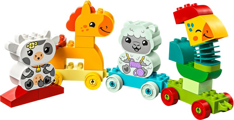 LEGO-DUPLO-10412-Il-Treno-degli-Animali-Giochi-per-Bambini-da-1.5-Anni-Giocattolo-Educativo-per-l-Apprendimento-Didattico