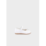 MAYORAL SCARPE BALLERINA CERIMONIA BIMBA MAYORAL 41344 PELLE BIANCO ORIGINALE PE 2022