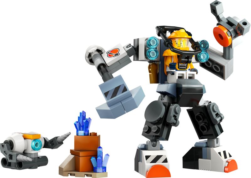 LEGO-City-60428-Mech-di-Costruzione-Spaziale-Giochi-per-Bambini-di-6--Anni-Tuta-Snodabile-con-Minifigure-e-Robot-Giocattolo