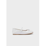 MAYORAL SCARPE BALLERINA CERIMONIA BIMBA MAYORAL 45343 PELLE 49 BIANCO ORIGINALE PE 2022