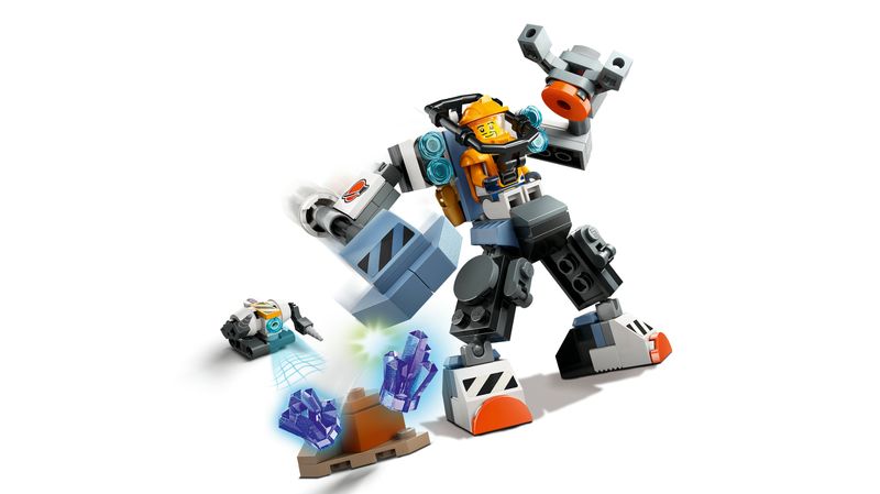 LEGO-City-60428-Mech-di-Costruzione-Spaziale-Giochi-per-Bambini-di-6--Anni-Tuta-Snodabile-con-Minifigure-e-Robot-Giocattolo