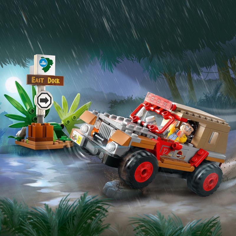 LEGO-Jurassic-Park-76958-L’Agguato-del-Dilofosauro-Dinosauro-Giocattolo-per-Bambini-6--con-Jeep-Collezione-30°-Anniversario