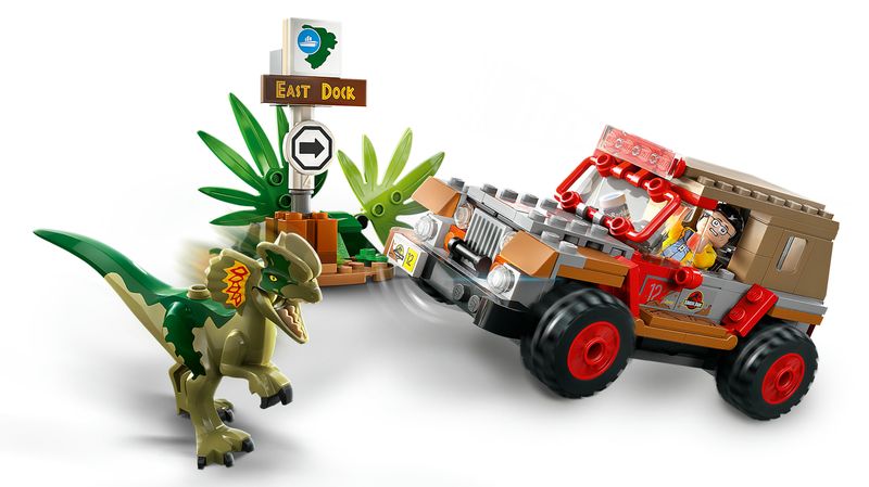 LEGO-Jurassic-Park-76958-L’Agguato-del-Dilofosauro-Dinosauro-Giocattolo-per-Bambini-6--con-Jeep-Collezione-30°-Anniversario