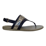 HOGAN SCARPE SANDALO SANDALI DONNA HOGAN VALENCIA HXW1330N9606 PELLE BLU ORIGINALE PE