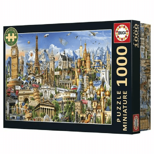 Educa Puzzle Educa Europe Minature 1000 Pezzi