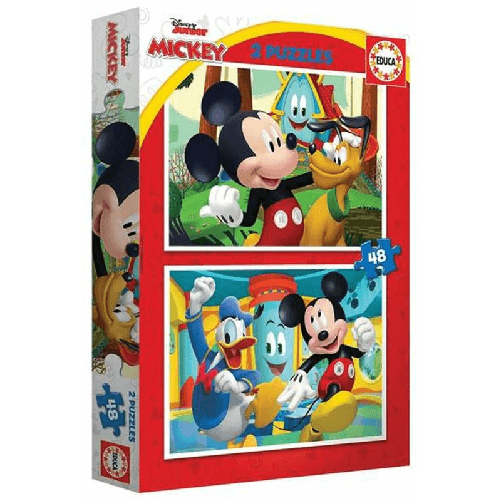 Educa Puzzle Educa Mickey Mouse Fun House 2 x 48