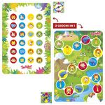 Hasbro Gaming Twister Junior, gioco in scatola Gaming, tappetino da gioco fronte-retro, 2 giochi in 1