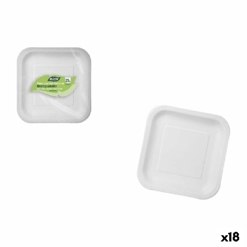 Algon Set di piatti Algon 20 cm 25 Pezzi (18 Unità)