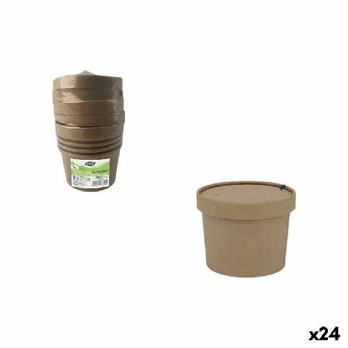 Algon Set di piatti Algon 270 ml 5 Pezzi (24 Unità)