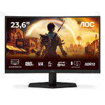 Aoc g4 c24g42e monitor pc 59,9 cm (23.6") 1920 x 1080 pixel full hd led nero, rosso