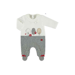 MAYORAL TUTA TUTINA PAGLIACCETTO PIGIAMA NEONATA MAYORAL 2768 GRIGIO COTONE ORIGINALE AI