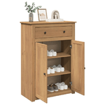 VidaXL Scarpiera Panama 80x40x114 cm Legno Massello di Pino