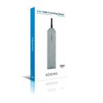 AISENS-ASUC-5P003-GR-replicatore-di-porte-e-docking-station-per-notebook-Cablato-USB-3.2-Gen-1--3.1-Gen-1--Type-C-Grigio